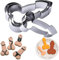 Set di 4 formine divertenti per biscotti fai da te, in acciaio inossidabile, kit con 4 diverse dimensioni per feste in cucina, forniture per feste singole