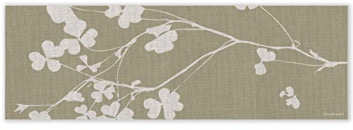 mubusi Tapis Vinyle du Sol Cuisine Salon - Différentes Tailles - (Pétales 50x150 cm)