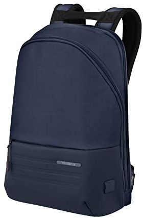 Samsonite Stackd Biz - Zaino per laptop da 14,1, 42,5 cm, 15 l, colore: Blu (Navy), blu (navy), Zaini