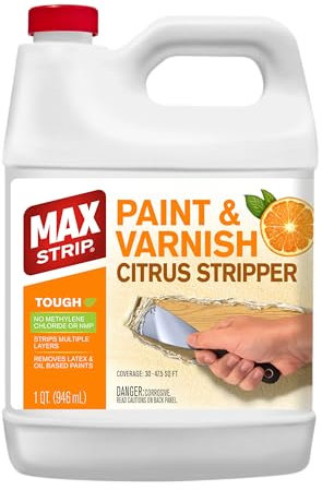 Max Strip Paint & Varnish Citrus Stripper 1 Quart