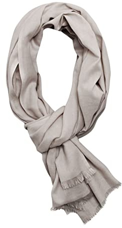 Bovari Schal Damen aus 100% gekämmter Bio-Baumwolle - handgewebt- leicht, atmungsaktiv, dünn - Sommerschal in XL-Größe 180x70 cm