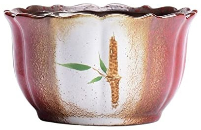 Jardinières Récipients for plantes Hydroponique Copperweed Pot spécial Nénuphar en céramique Bol Pot de fleur de lotus Pot de fleur hydroponique créatif (fond non perforé) Jardinières Pour Plantes D'i
