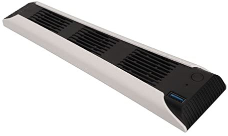 Cyllde Ventilateur de Refroidissement PS5, Remplacement du Ventilateur PS5, équipé de Trois Ventilateurs, Compacité, Alimentation par Port USB, Fonctionnement Silencieux