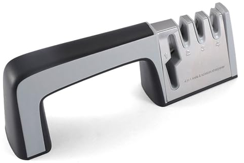 SACLMD Affilacoltelli Manuale Professionale,affilacoltelli per casa,affilacoltelli da Cucina Tascabile,affilacoltelli per Forbici,per Forbici e coltelli da Cucina di Varie Dimensioni