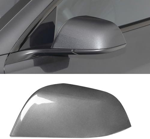 OWITAT Compatible with Tesla Model 3 Left Side Mirror Cap Cover 2017-2025 | Side View Mirror Cover Replacement for Model 3, Gray