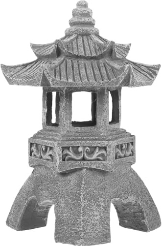 VICASKY Yukimi Lanterne en Pierre Japonaise Oasis de Jardin Statue de Lanterne Haute Japonaise, Sculpture Extérieure pour Jardin, Décoration d'arrière-cour, Tour miniature, Décoration de Paysage