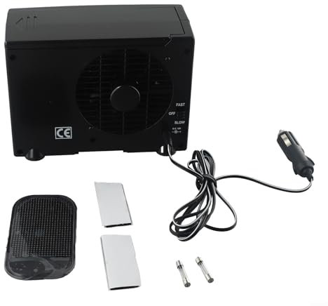 Springwillfly Cooling Fan,12V Portable Air Conditioner,Air Cooler Water Cooling Air Conditioning Fan For Boaters,Pet Owners,Travelers