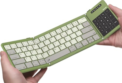 Nillkin Teclado plegable con panel táctil verde