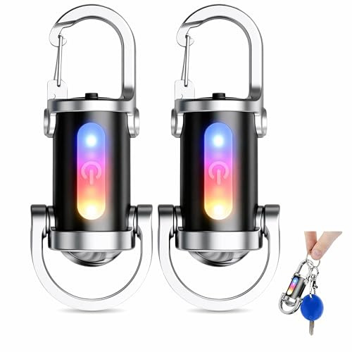 Mini llavero superbrillante, llavero impermeable, linterna, cargador, mini linterna LED, llavero, linterna, carga USB, bolsas de camping al aire libre
