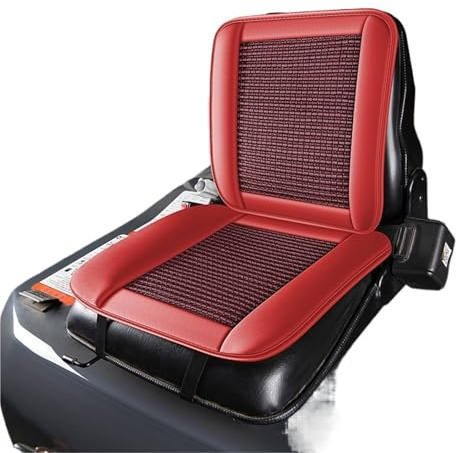 YXADGML Sitzbezug Für Rasenmäher Rasenmäher Traktor Sitz Universal Gabelstapler Mäher Sitz Abdeckung for Gabelstapler Bagger Kran(Red)