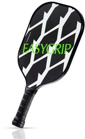 EasyGrip Racchetta Pickleball Donatello PRO – Fibra di Carbonio ad Alte Prestazioni – Potenza, Precisione e Controllo per Giocatori Avanzati – Ampio Sweet Spot