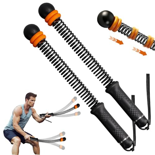 Corde de Combat sans Corde, Ropeless Battle Ropes, Corde D'Entraînement sans Fil, Corde d'entraînement portable, Battle Rope, Équipement Fitness sans Fil lestée, pour Salle de Sport, Cardio