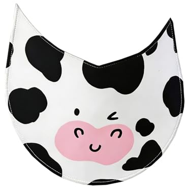 Adjustable Dog Scarf - Waterproof Bandana | L XL XXL Sizes with Cow Pattern, Silk Polyester Absorbent Cotton Cloth with Holiday Dressing, Costume Accessory for Pets