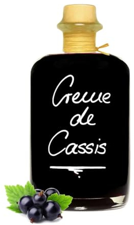 Creme de Cassis Likör 1L für Kir Royal Feuerwerk der Aromen! 18% Vol.