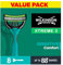 WILKINSON SWORD - Xtreme 3 For Men | Sensitive | Pack of 8 Disposable Razors