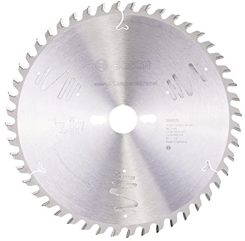 Bosch Professional 1x Kreissägeblatt Expert for Laminated Panel (Laminat, Sägeblatt Ø 250 x 30 x 3,2 mm, 48 Zähne, Zubehör Kreissäge)