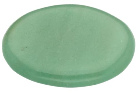 Pierre de poche aventurine verte - Pierre de poche agréable au toucher - Pierre précieuse de qualité supérieure Lebensquelle Plus