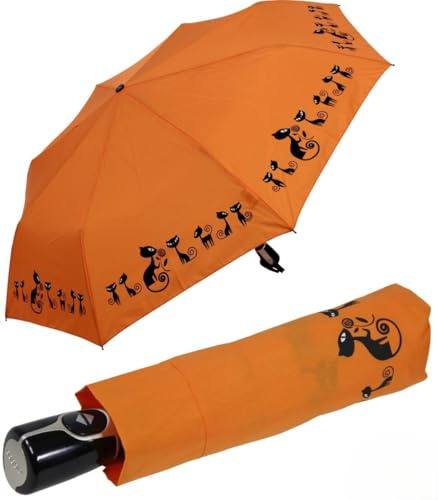 Doppler Mini Taschenschirm Auf-Zu-Automatik Cats