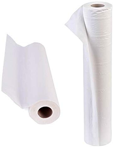 Papier-Couch-Rolle, 50,8 cm, 40 m, weiß, für Hygiene-/Schönheitssalon-Massageliege, 2 Rollen