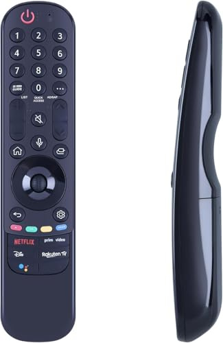 GOUYESHO AKB76039901 MR22GA Control Remoto de Voz de Repuesto para LG Smart OLED QNED TV Magic Motion Voice Control Remoto 43UQ76906LE 50NANO766QA 55NANO816QA 60UQ81006LB 65NANO766QA 75QNED816QA