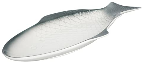 Cabilock Dampfgarer für Fisch Fischförmiges Dampfgericht Keramik-fischteller Zum Festlichen Servieren
