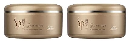 2er Wella SP System Professional Luxeoil Keratin Restore Mask, 150ml