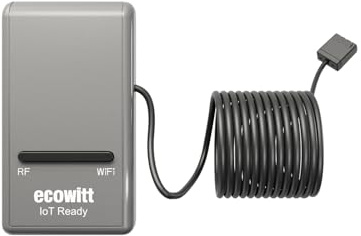 ECOWITT Wi-Fi Gateway Weather Station, with Built-in Temperature, Humidity, and Barometric Sensors, IOT Ready, Supports Ecowitt Sensors Developed, USB Power, 915 MHz