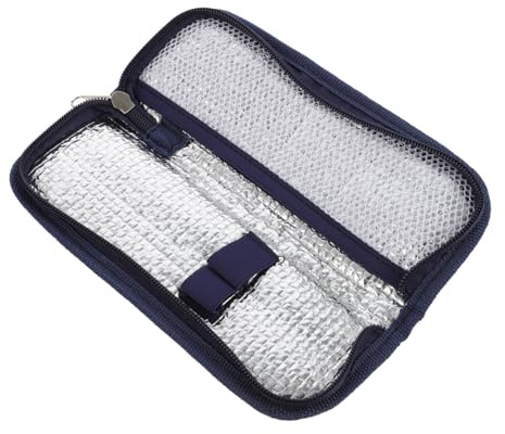 Healeved 1 Pc paquete de insulina organizador de medicamentos enfriador de pluma de insulina neveras portatiles para insulina estuche insulina organizador de insulina estuche de insulina