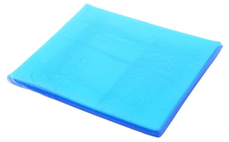 Okiyakusama Almohadilla de gel para asiento de motocicleta, almohadilla de gel suave para paseos largos, cojín de gel de refrigeración para asiento de motocicleta, color azul, 25 x 25 x 1 cm