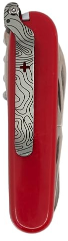 SwissKarry Clip Compatible with Some 91mm Victorinox Swiss Army Knife Models. Please Check Compatibility. 5 Custom Designs for a Personalised Multi-Tool. Stainless Steel Tough. 'Topo Matte'