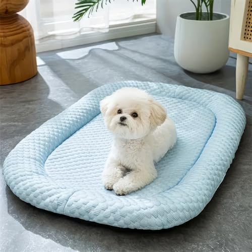 MEIION hundeliebling PetCool kühlendes Hundebett Kühlendes Hundebett Sommerkühlung für drinnen und draußen, im Auto Hundekühlnest