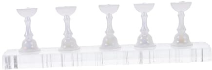 BELLIFFY 1juego Soporte De Práctica De Manicura Acrílico Magnético Para Diseño De Uñas Kit De Bases Para Tips Acrílicos Para Principiantes y Profesionales Salones De Uñas