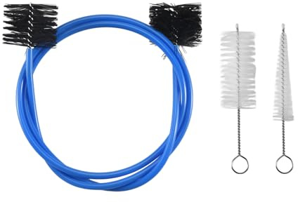 Orolotay The 3-piece set for trumpet trombone brass bubble nozzles cleaner valve brush rod music instrument accessories