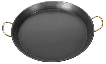 Zerodeko Padella Di Ferro Leggera Con Rivestimento Antiaderente Padella Per Uova Fritte Con Manico Doppio Per Barbecue e Colazione