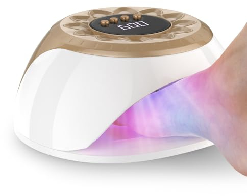 iKeener Dispositivo laser per onicomicosi con luce blu 470 nm e rossa 650 nm, 3/5/7/10 min, pulizia unghie