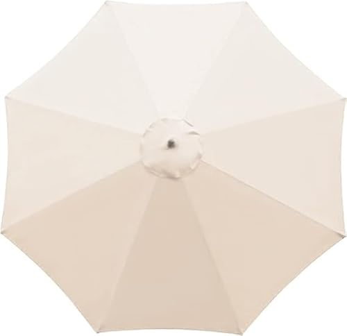 San Marco Telo di Ricambio per Ombrellone da giardino Circolare 3x3 mt Colore Ecrù, Peso da 180 gr/mq. Ideale per Ombrelloni a Banana con 8 Stecche.