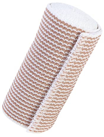 Toyvian Cinta Elástica Protectora Deportiva de Algodón y Spandex Alta Elasticidad para Deportes al Aire Libre Beige