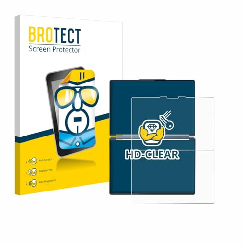 brotect Protection Film compatible with Lenovo Yoga Book 9i Gen 10 | Clear Screen Protection Made in Germany High Clarity Anti-Scratch Anti-Fingerprints Case-Friendly Bubble-Free