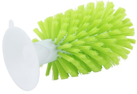 Orivin Glass Brushes Glass Cup Washer with Suction Cup Scrubber Stays in Sink Bristle Scrub Kitchen Home Tools