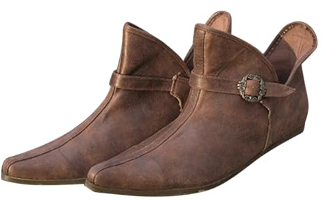 Generisch Botas cortas de mujer de talla grande,Botas planas cortas para mujer,Zapatos antideslizantes de color liso para mujer, zapatos de pantorrilla deslizantes para exteriores, con hebilla redonda