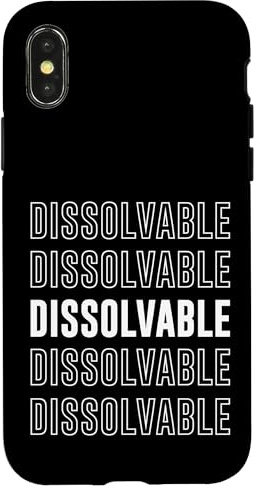 löslich Hülle für iPhone X/XS