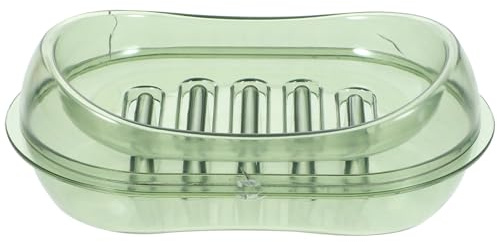 Double Layer Ps Soap Dish for Bathroom Countertop and Shower Use