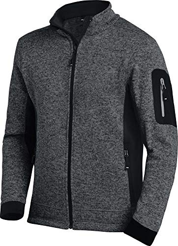 FHB 79596-1220-2XL Marieke Cardigan avec Polaire femme Taille 2XL Anthracite/Noir