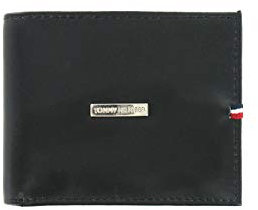 Tommy Hilfiger LEATHER WALLET & VALET, Bi-fold, RFID Protection - BLACK (31HP220040)