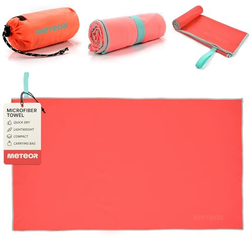 meteor Sport tücher handtücher L XL XXL Größen 9 Farben Ultra leicht Microfaser Handtuch Ultra saugfähig Fitnes-Handtuch Reisehandtuch Microfaser Sauna Badetuch Strand-Handtuch