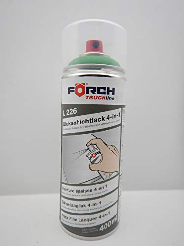 FORCH 4 in 1 Traktor GRÜN LANDMASCHINE DICKSCHICHTLACK Lack Spray SPRAYDOSE 400ML (1)