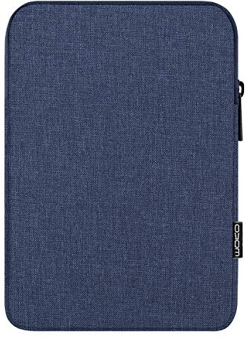 MoKo 7-8 Zoll Tablet-Tasche aus Leinen und Baumwolle | Passt für Tablet-Tasche passt für iPad mini 6 8,3 Zoll, iPad mini 5/4/3/2/1 und Galaxy Tab S2 8 Zoll, Marineblau