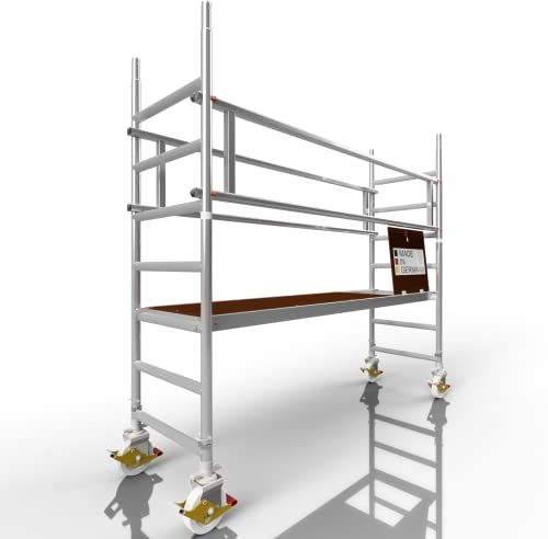 ALTEC Profigerüst AluLight 2.0 | Arbeitshöhe 3 m | Breite 70 cm | Länge 2,5 m | Profigerüst | Baugerüst | Made in Germany