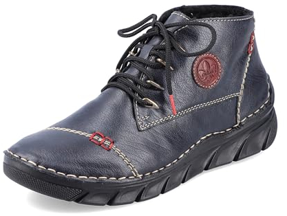 Rieker Women's 55002 Ankle Boot, Blue, 5 UK