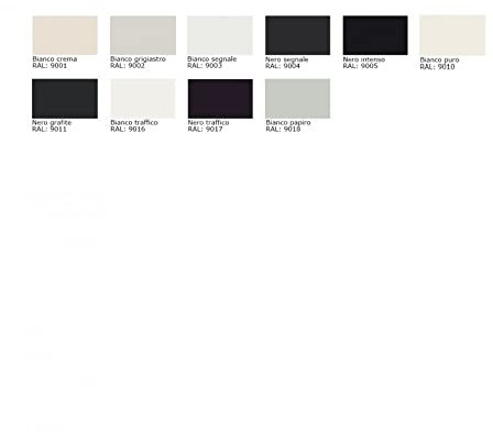 ZAMBOTTO VERNICI Smalto Poliuretanico satinato RAL + Catalizzatore al 50% per LEGNO INTERNI (3+1,5L, RAL 9000 BIANCO E NERO)